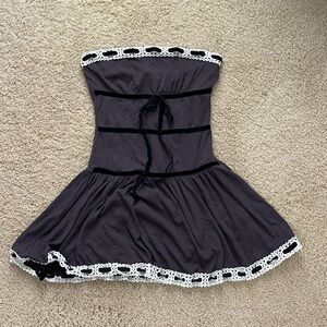 Black and White Mini Dress